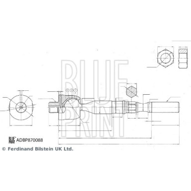 ADBP870088 Axialgelenk, Spurstange
