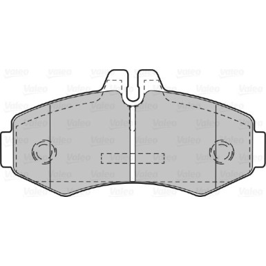 598299 Bremsbelagsatz, Scheibenbremse