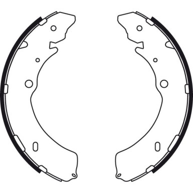 GS8756 Bremsbackensatz GS8756 Bremsbackensatz