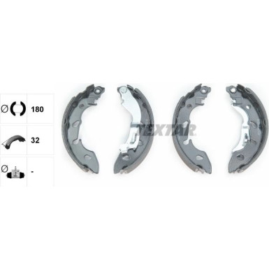 91079700 Bremsbackensatz