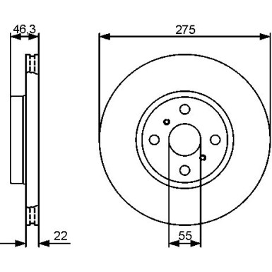 BOSCH | Bremsscheibe | 0 986 479 431