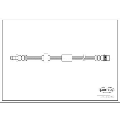 Corteco | Bremsschlauch | 19034346