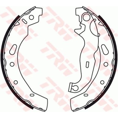 GS8787 Bremsbackensatz