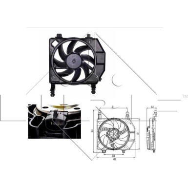 47261 Lüfter, Motorkühlung 47261 Lüfter, Motorkühlung