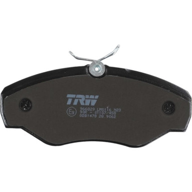 TRW | Bremsbelagsatz, Scheibenbremse | GDB1478