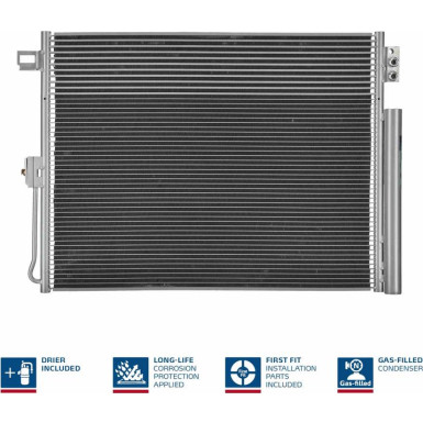 Nissens | Kondensator, Klimaanlage | 940411
