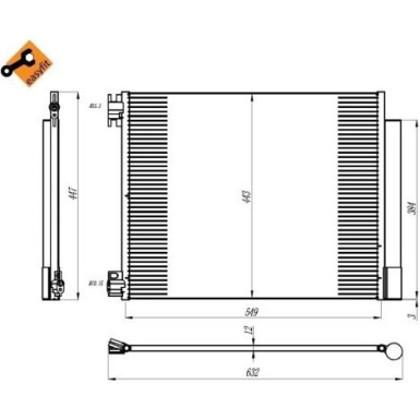 350393 Kondensator, Klimaanlage EASY FIT 350393 Kondensator, Klimaanlage EASY FIT