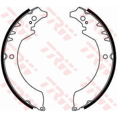 TRW | Bremsbackensatz | GS8251