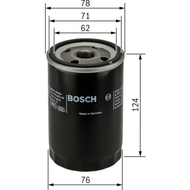 BOSCH 0 451 103 105 Ölfilter