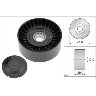 532 0536 10 Umlenk-/Führungsrolle, Keilrippenriemen