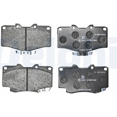 LP854 Bremsbelagsatz, Scheibenfeststellbremse