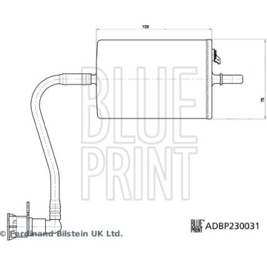 Blue Print | Kraftstofffilter | ADBP230031