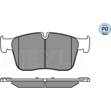 025 223 0218/PD Bremsbelagsatz, Scheibenbremse MEYLE-PD: Advanced performance and design.