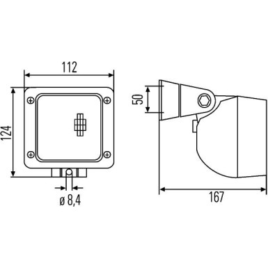 Hella | Arbeitsscheinwerfer | 1GA 996 083-001