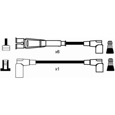 2580 Zündleitungssatz