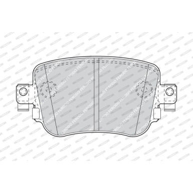 FDB4485 Bremsbelagsatz, Scheibenbremse PREMIER ECO FRICTION