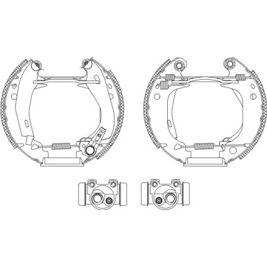 Hella | Bremsbackensatz | 8DB 355 003-921