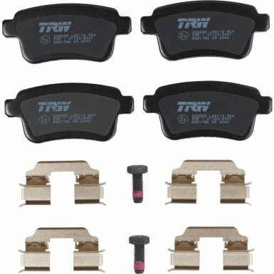 TRW Bremsbelagsatz, Scheibenbremse COTEC GDB1786