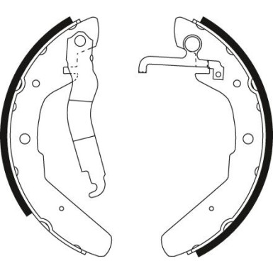 GS8173 Bremsbackensatz