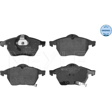 025 231 1619/W Bremsbelagsatz, Scheibenbremse MEYLE-ORIGINAL: True to OE.