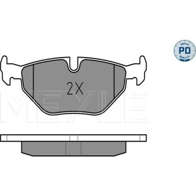 Meyle Bremsbelagsatz, Scheibenbremse MEYLE-PD: Advanced performance and design 025 216 9117/PD Meyle Bremsbelagsatz, Scheibenbremse MEYLE-PD: Advanced performance and design 025 216 9117/PD