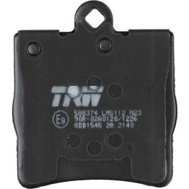 TRW | Bremsbelagsatz, Scheibenbremse | GDB1545