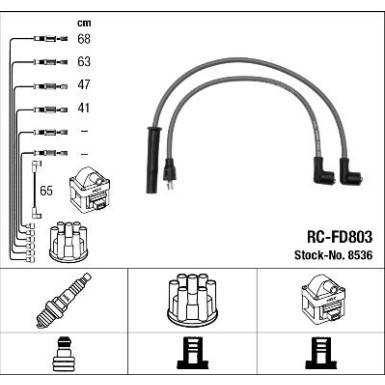 8536 Zündleitungssatz