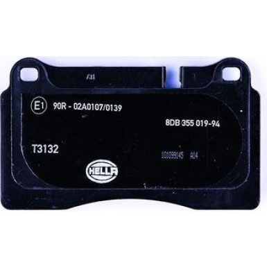Hella Pagid | Bremsbelagsatz, Scheibenbremse | 8DB 355 019-941