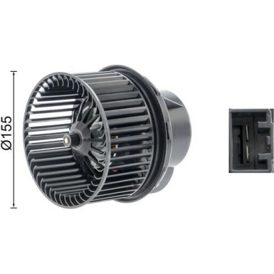 Mahle Innenraumgebläse BEHR Premium Line AB 250 000P