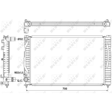 53175 Kühler, Motorkühlung 53175 Kühler, Motorkühlung