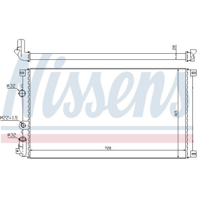 63812A Kühler, Motorkühlung ** FIRST FIT **