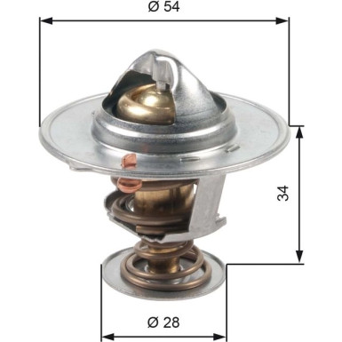 TH47685G1 Thermostat, Kühlmittel