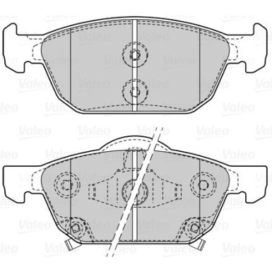 601508 Bremsbelagsatz, Scheibenbremse