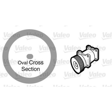 Valeo | Dichtung, Kühlmittelrohrleitung | 509764