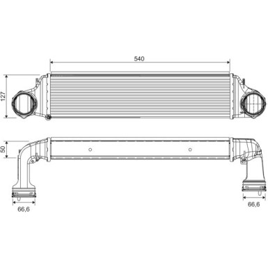 818715 Ladeluftkühler 818715 Ladeluftkühler