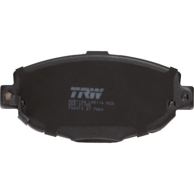 TRW Bremsbelagsatz, Scheibenbremse GDB1184