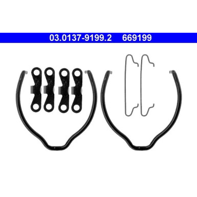 03.0137-9199.2 Zubehörsatz, Feststellbremsbacken