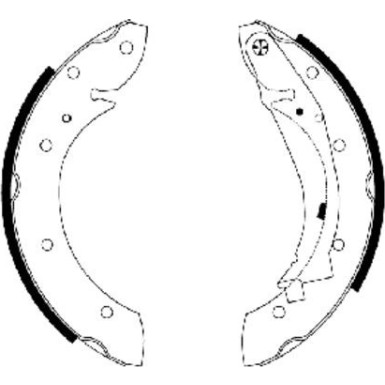 91053900 Bremsbackensatz