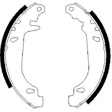 0 986 487 272 Bremsbackensatz