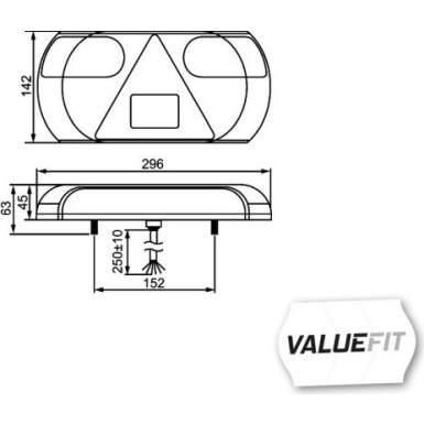 Hella | Heckleuchte | 2VP 357 016-121