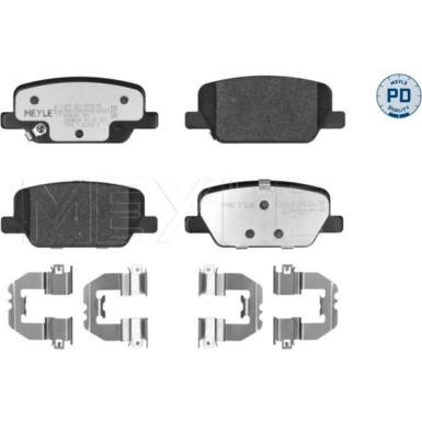 Meyle Bremsbelagsatz, Scheibenbremse MEYLE-PD: Advanced performance and design 025 261 4216/PD