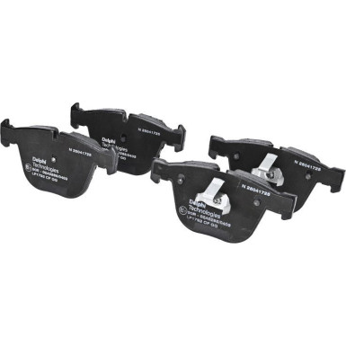 Delphi | Bremsbelagsatz, Scheibenbremse | LP1793
