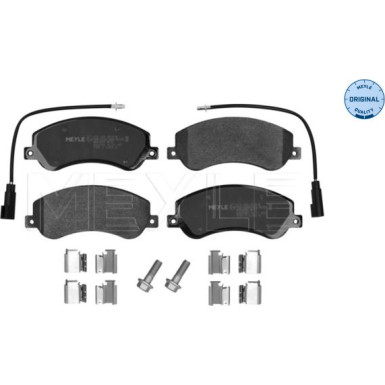 025 244 8419/W Bremsbelagsatz, Scheibenbremse MEYLE-ORIGINAL: True to OE.