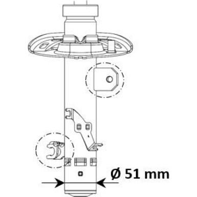 3338014 Stoßdämpfer Excel-G 3338014 Stoßdämpfer Excel-G