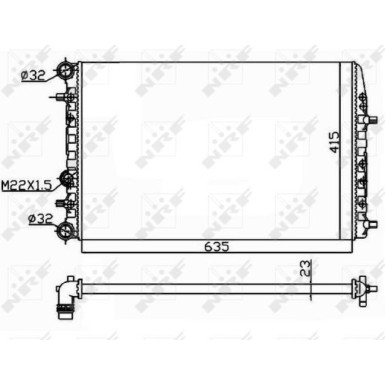 50542 Kühler, Motorkühlung