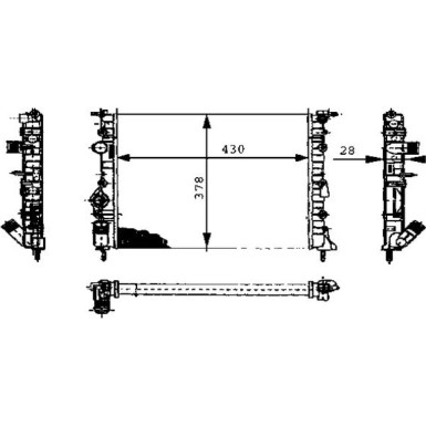 Mahle | Kühler, Motorkühlung | CR 449 000S