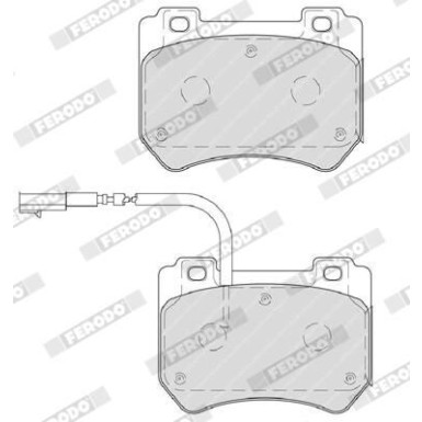 Ferodo | Bremsbelagsatz, Scheibenbremse | FDB4206 Ferodo | Bremsbelagsatz, Scheibenbremse | FDB4206