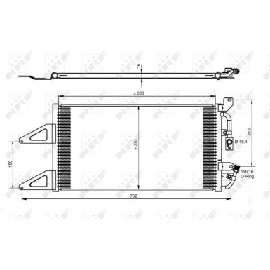 35489 Kondensator, Klimaanlage EASY FIT