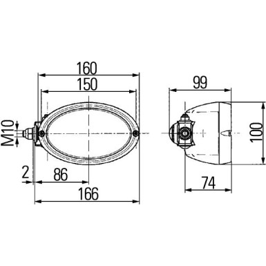 Hella | Arbeitsscheinwerfer | 1GA 996 161-331