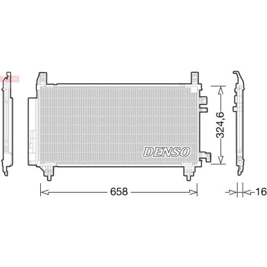 DCN50046 Kondensator, Klimaanlage